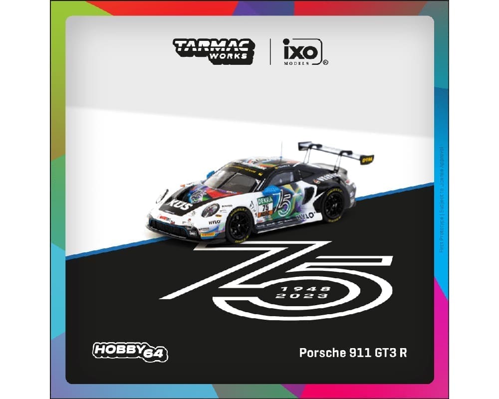 Tarmac Works 1:64 Porsche 911 GT3 R DTM 2023 Ayhancan Güven – White – Hobby64 - House of Cars Virginia