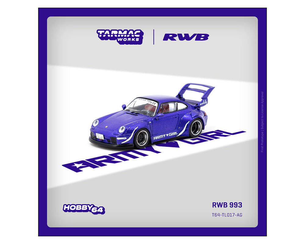 Tarmac Works 1:64 RWB 993 Army Girl - House of Cars Virginia