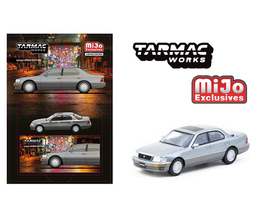 Tarmac Works 1:64 Lexus LS400 (UCF10) – Flint Grey – Mijo Exclusives