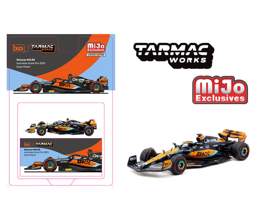 Tarmac Works 1:64 McLaren MCL60 Australian Grand Prix 2023 Oscar Piastri – ixo Models MiJo Exclusives Limited Edition
