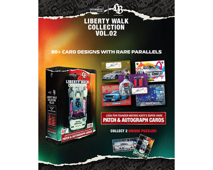 (Preorder) Tarmac Cards Liberty Walk Collectible Trading Cards Volume 2 – Limited Edition - House of Cars Virginia