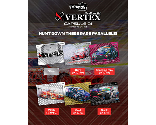 (Preorder) Tarmac Cards Vertex Capsule Collection Collectible Trading Cards Vol. 01 – Limited Edition - House of Cars Virginia