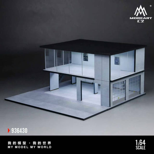Preorder MoreArt1:64  DOUBLE-DECK CAR EXHIBITION HALL MAINTENANCE ROOM
