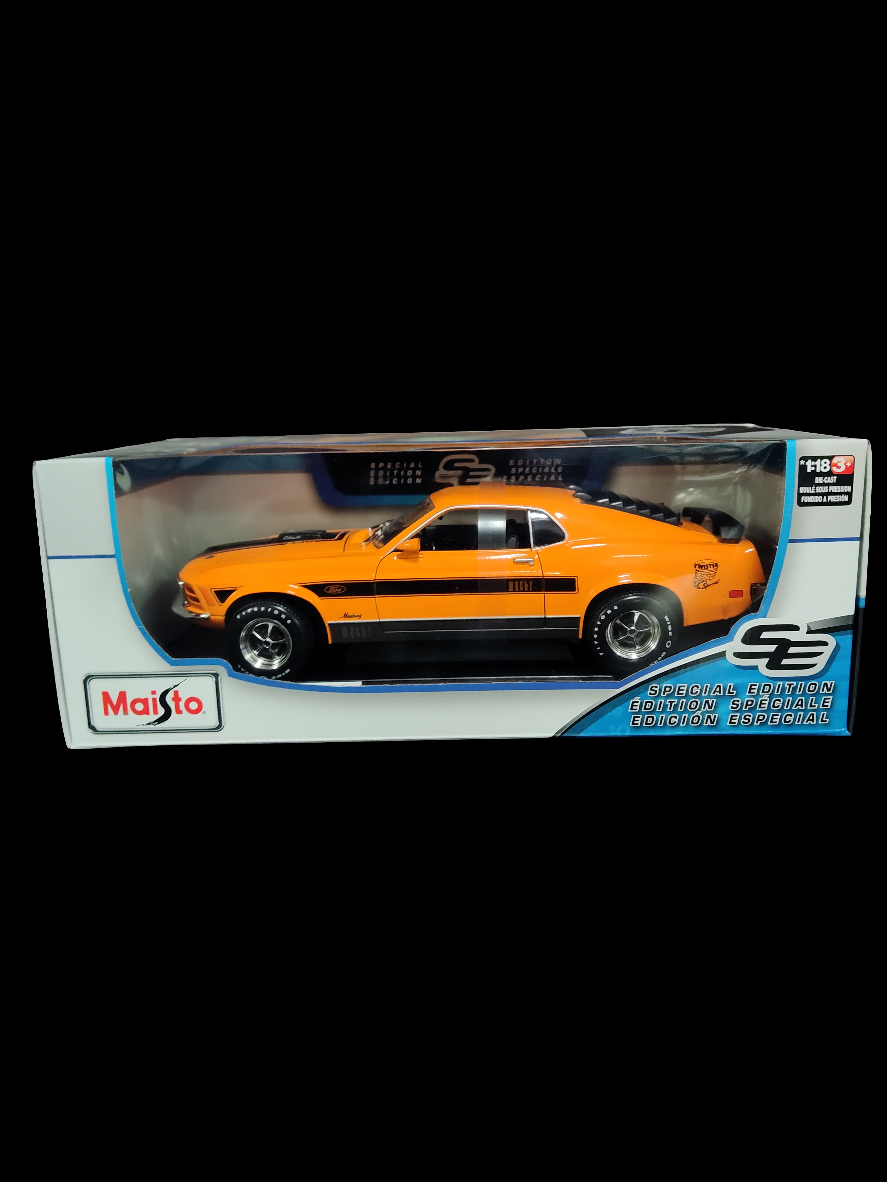 Maisto 1970 Ford Mustang Mach 1 1:18 Diecast Model Car - House of Cars Virginia