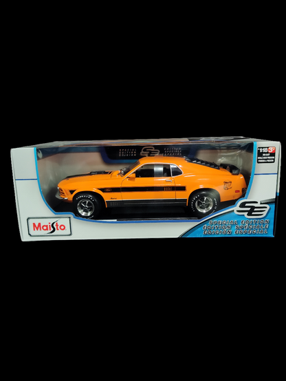Maisto 1970 Ford Mustang Mach 1 1:18 Diecast Model Car - House of Cars Virginia