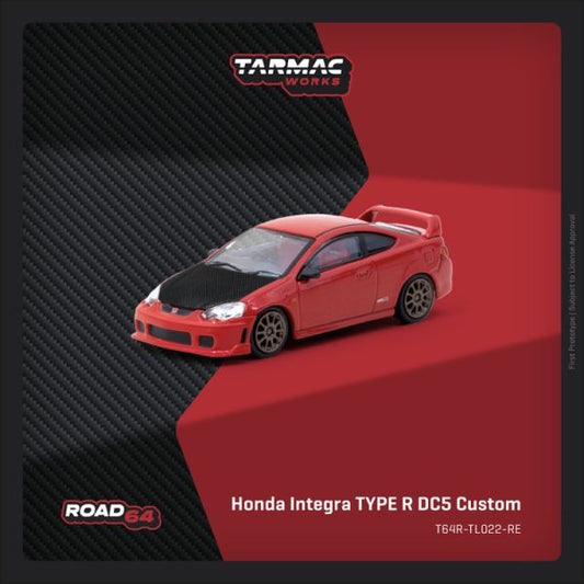Tarmac Works 1:64 ROAD64 Honda Integra TYPE R DC5 Custom Red - House of Cars Virginia