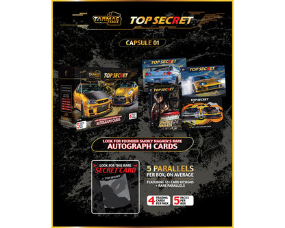 (Preorder) Tarmac Cards Top Secret Capsule Collectible Trading Cards Volume 1 – Limited Edition - House of Cars Virginia
