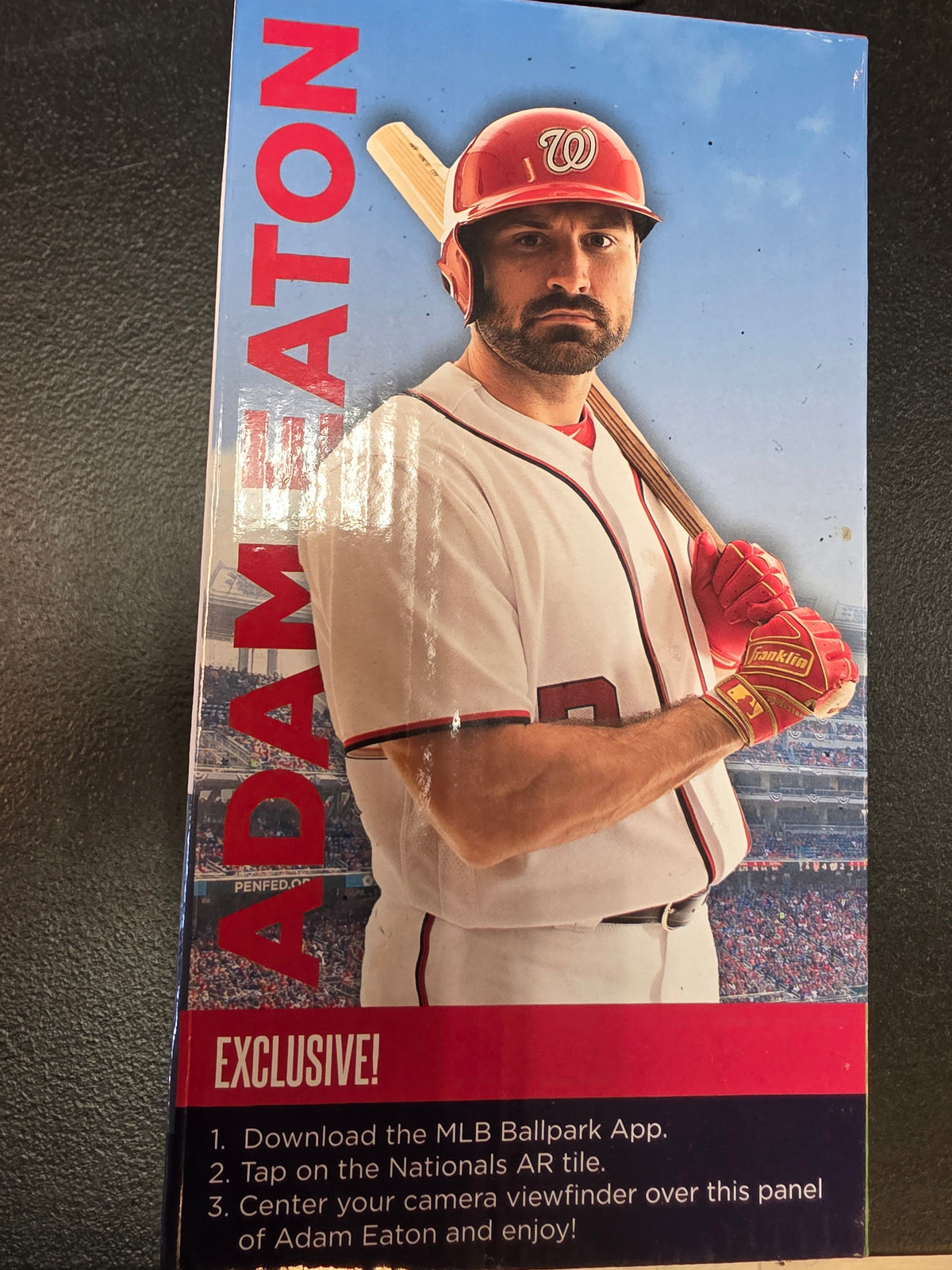 Adam Eaton Bobblehead Washington Nationals MLB 2019 SGA New in Box Never Opened - House of Cars Virginia