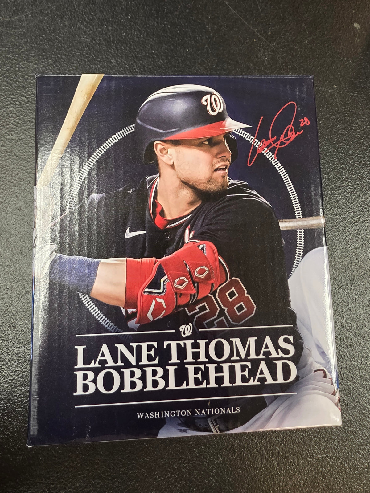 Lane Train Thomas Bobblehead Washington Nationals 5/25/2024 Now w/ Cleveland bh