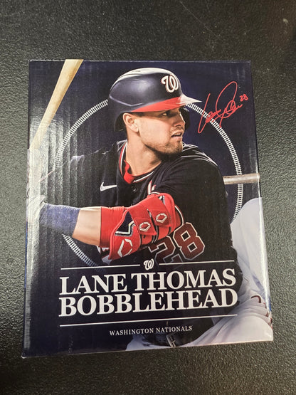 Lane Train Thomas Bobblehead Washington Nationals 5/25/2024 Now w/ Cleveland bh