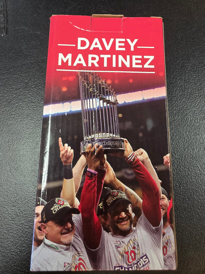 Davey Martinez 2019 World Series Champions 2020 Bobblehead Series, Unopened - House of Cars Virginia