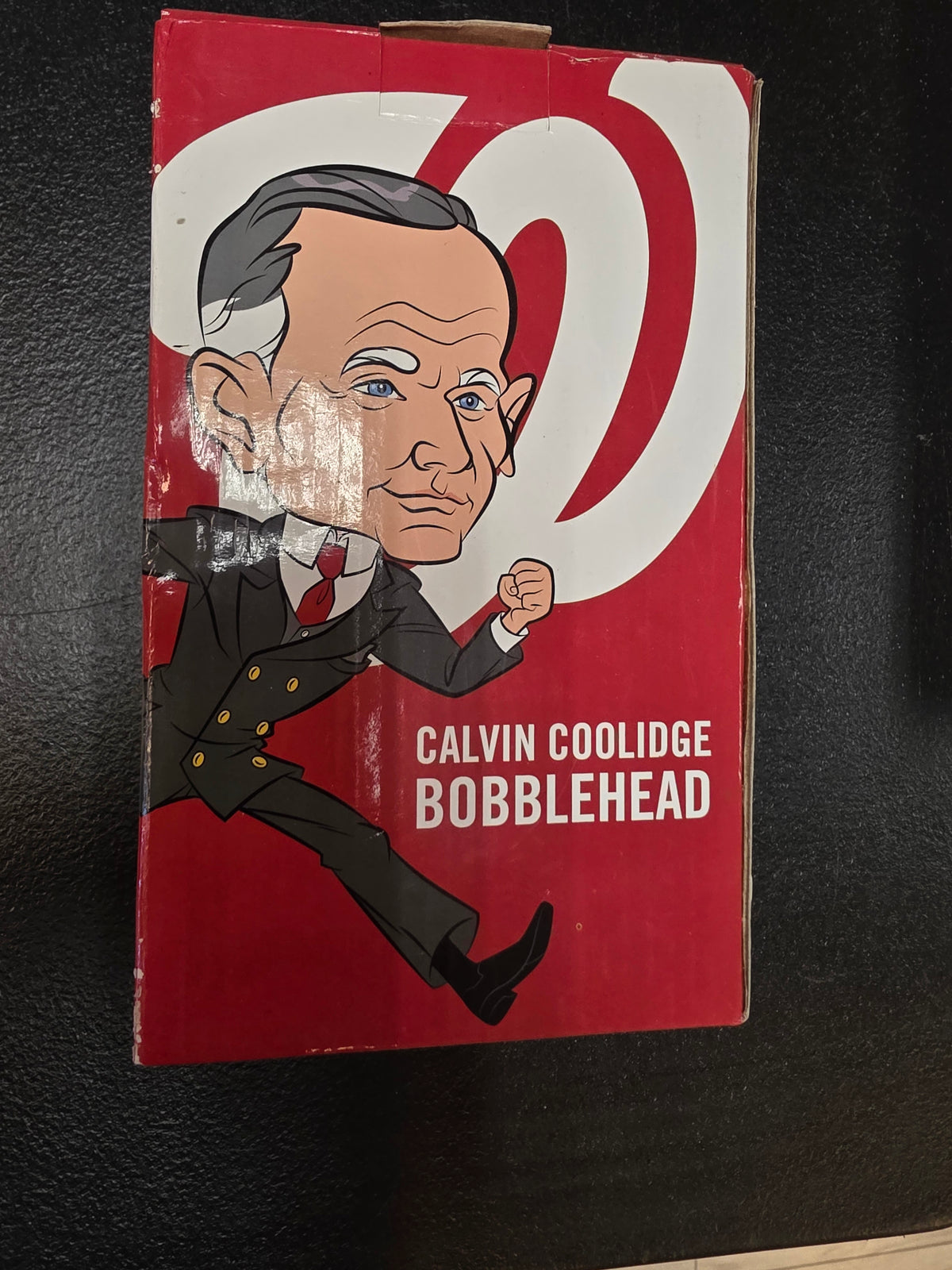 Washington Nationals Calvin Coolidge Bobblehead 2015 Bobble Head President BDA - House of Cars Virginia