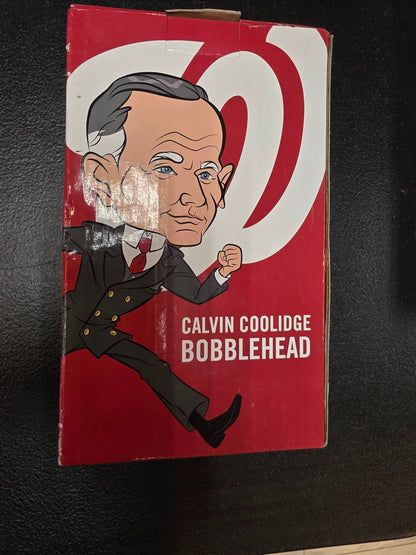 Washington Nationals Calvin Coolidge Bobblehead 2015 Bobble Head President BDA - House of Cars Virginia