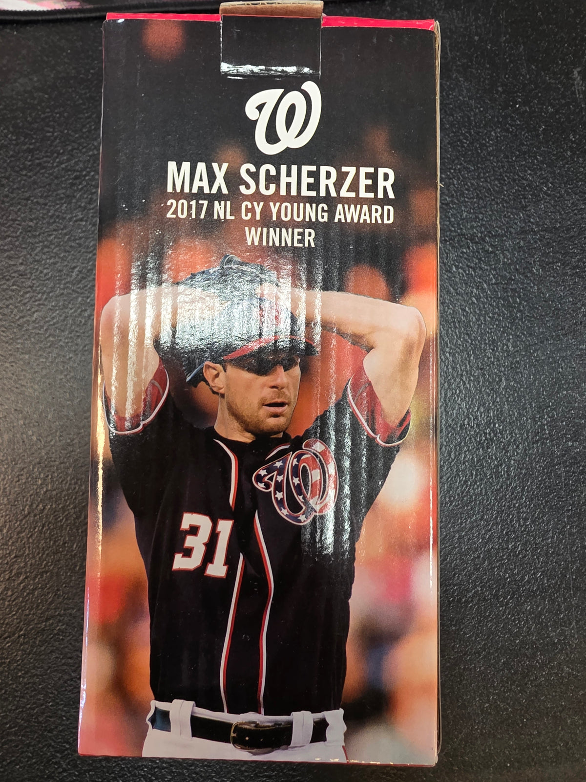 Max Scherzer 2017 NL Cy Young Award Washington Nationals Bobblehead SGA 5/4/18 - House of Cars Virginia