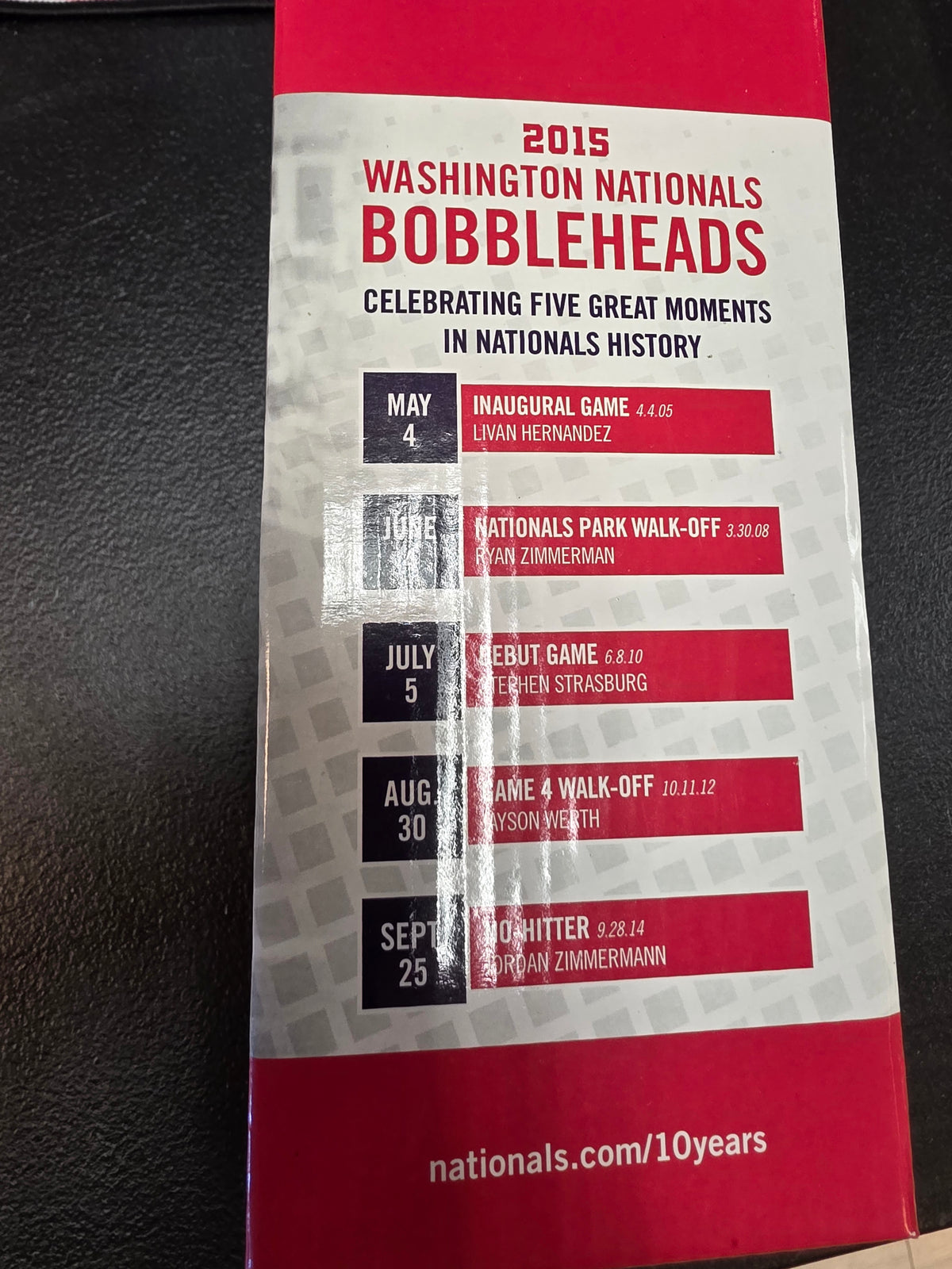 Jordan Zimmerman No Hitter Bobblehead - House of Cars Virginia