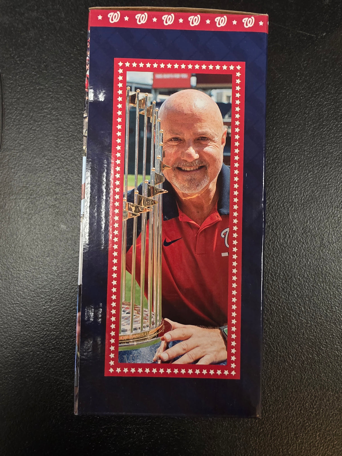 Washington Nationals Mike Rizzo World Series MLB bobble head , Blue/Red