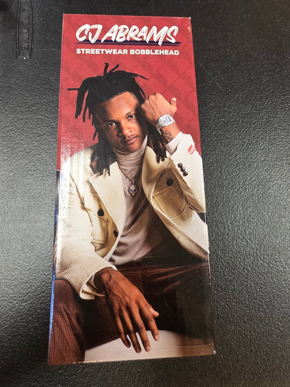 CJ Abrams Bobblehead Streetwear Washington Nationals 2024 New NIB - House of Cars Virginia
