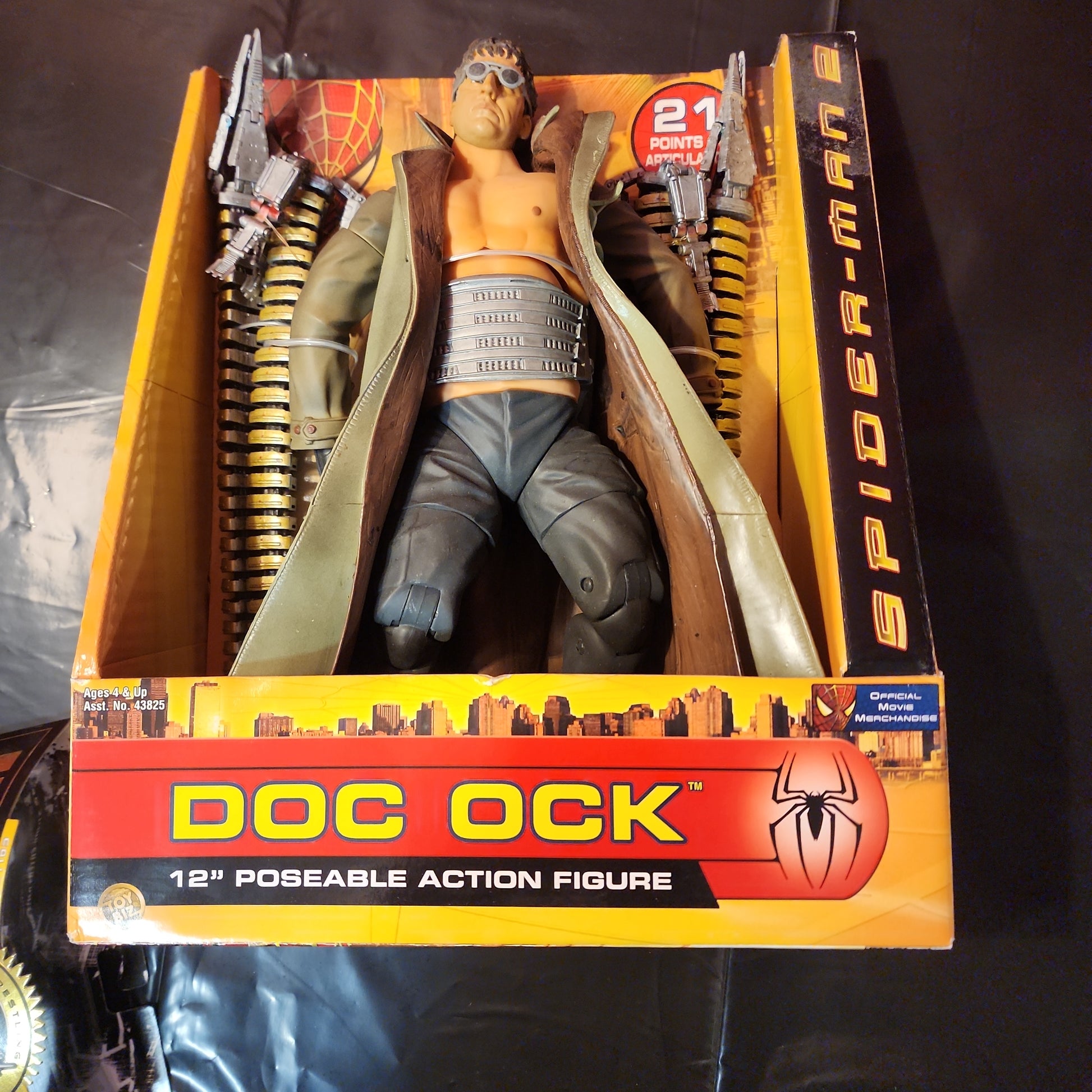 Vintage Spider-Man 2 Doc Ock 12" Poseable Action Figure 2004  Jan18_10:05 - House of Cars Virginia