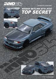 Inno64 1:64 NISSAN TOP SECRET R32 GT-R Stealth Grey IN64-R32TS-STGR - House of Cars Virginia