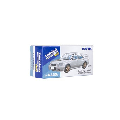 Tomica Limited Vintage Neo Subaru Impreza WRX STi 2003 Silver 1:64 Scale Die-Cast Metal Vehicle