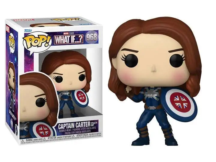 Funko Pop Marvel Studios What If...? Captain Carter #968 - House of Cars Virginia