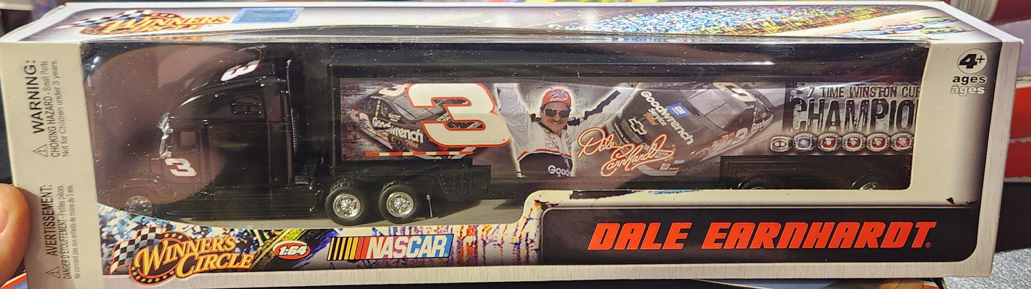 WINNERS CIRCLE DALE EARNHARDT #3 Trailer Rig  1:64 - House of Cars Virginia