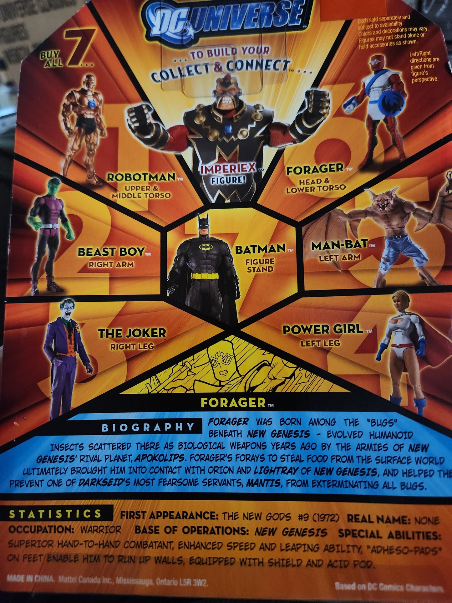 NEW 2009 MATTEL DC CLASSICS WAVE 10 IMPERIEX BAF FORAGER 6" ACTION FIGURE! c54 - House of Cars Virginia