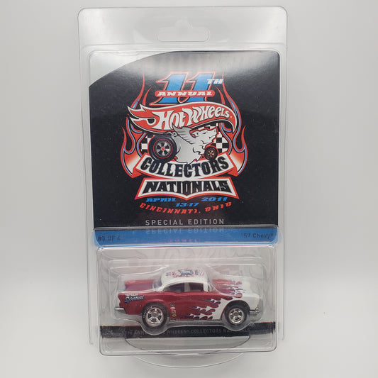 Hot Wheels 11th Collectors Nationals 2011 Convention '57 Chevy 3 of 4 442/2000 Cincinnati Ohio Special Edition - House of Cars Virginia
