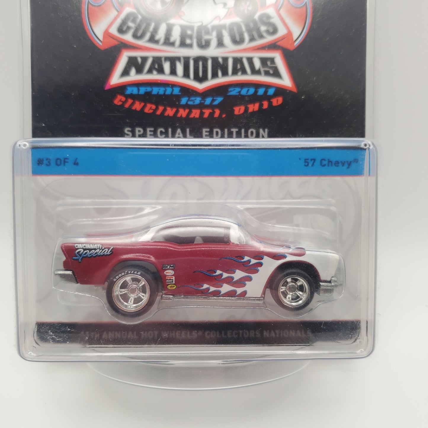 Hot Wheels 11th Collectors Nationals 2011 Convention '57 Chevy 3 of 4 442/2000 Cincinnati Ohio Special Edition - House of Cars Virginia