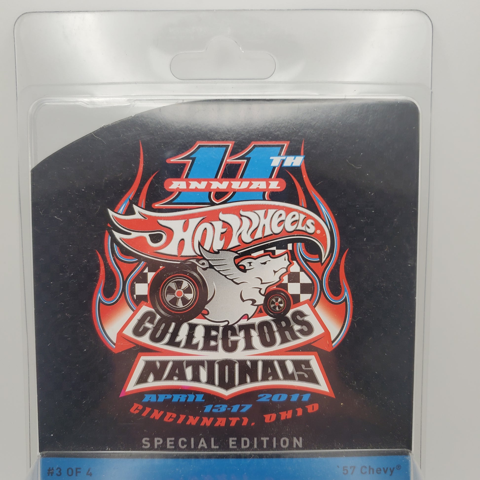 Hot Wheels 11th Collectors Nationals 2011 Convention '57 Chevy 3 of 4 442/2000 Cincinnati Ohio Special Edition - House of Cars Virginia