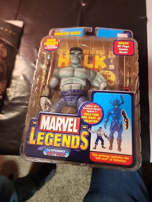 Marvel Legends Galactus Series Grey Hulk Action Figure ToyBiz Sealed New 2005 - House of Cars Virginia