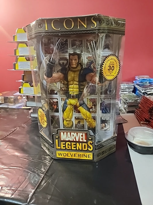 Marvel Legends Icons Series Action Figure Unmasked Wolverine 2006 12 Inches Tall - House of Cars Virginia