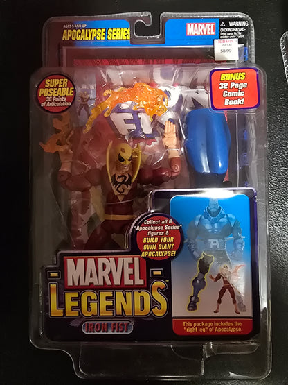 Marvel Legends Iron Fist Action Figure. Apocalypse Series.  Mint Condition! - House of Cars Virginia