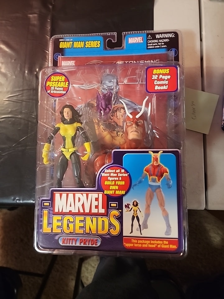 MARVEL LEGENDS KITTY PRYDE GIANT MAN BAF FIGURE TOY BIZ - House of Cars Virginia