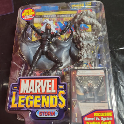 Marvel Legends Series 8 Storm Bonus Comic Book and Marvel vs System Trading Card - House of Cars Virginia