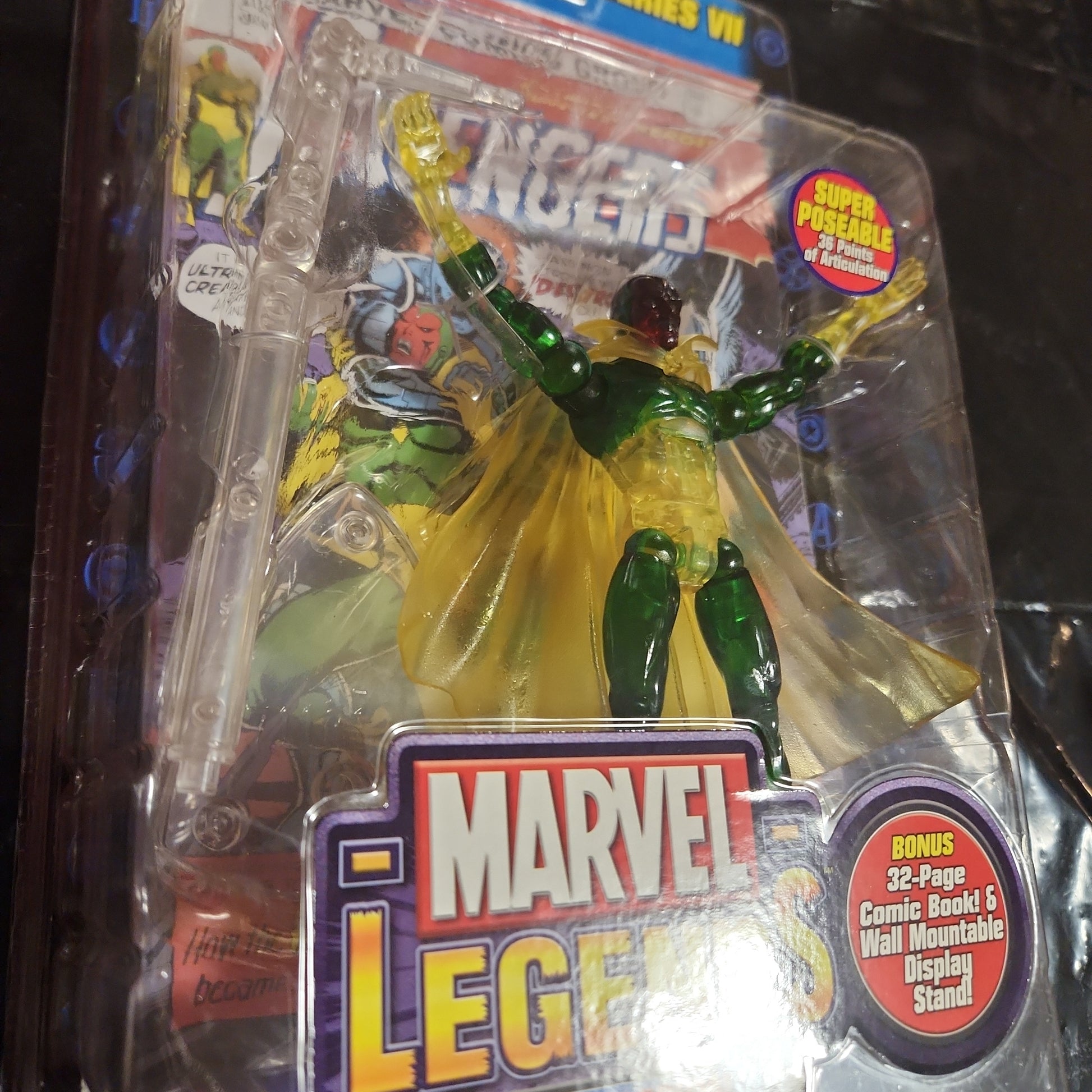 Marvel Legends Series VII 7 Avengers - PHASING VISION (ToyBiz, 2004) NIB - House of Cars Virginia