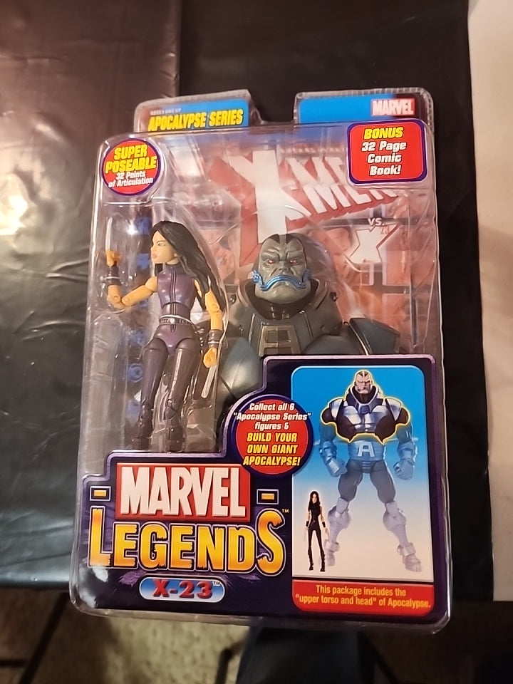 Marvel Legends X-23 Purple Variant BAF Apocalypse Series Torso & Head New 2005 - House of Cars Virginia