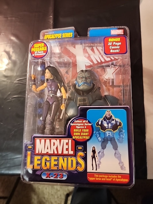 Marvel Legends X-23 Purple Variant BAF Apocalypse Series Torso & Head New 2005 - House of Cars Virginia