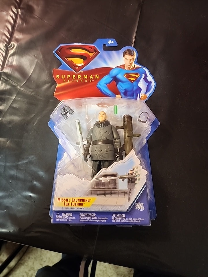 Mattel DC 2006 Superman Returns MISSILE LAUNCHING LEX LUTHOR Figure. NEW - House of Cars Virginia