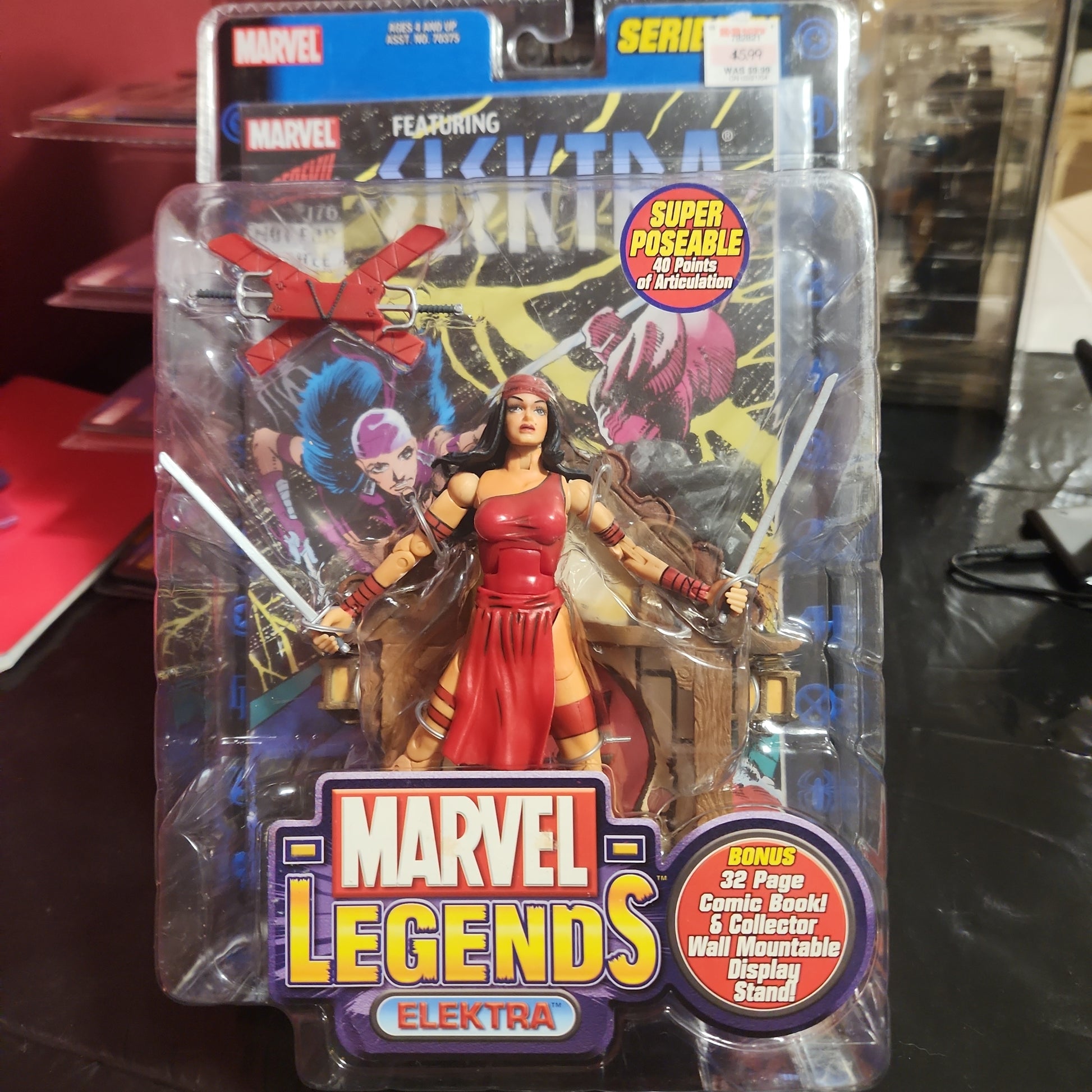 New 2003 Toy Biz Marvel Legends Elektra Series IV - House of Cars Virginia