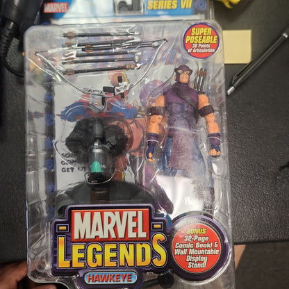 NEW MARVEL LEGENDS HAWKEYE SERIES 7 VII ACTION FIGURE TOYBIZ AVENGERS BOW ARROWS - House of Cars Virginia