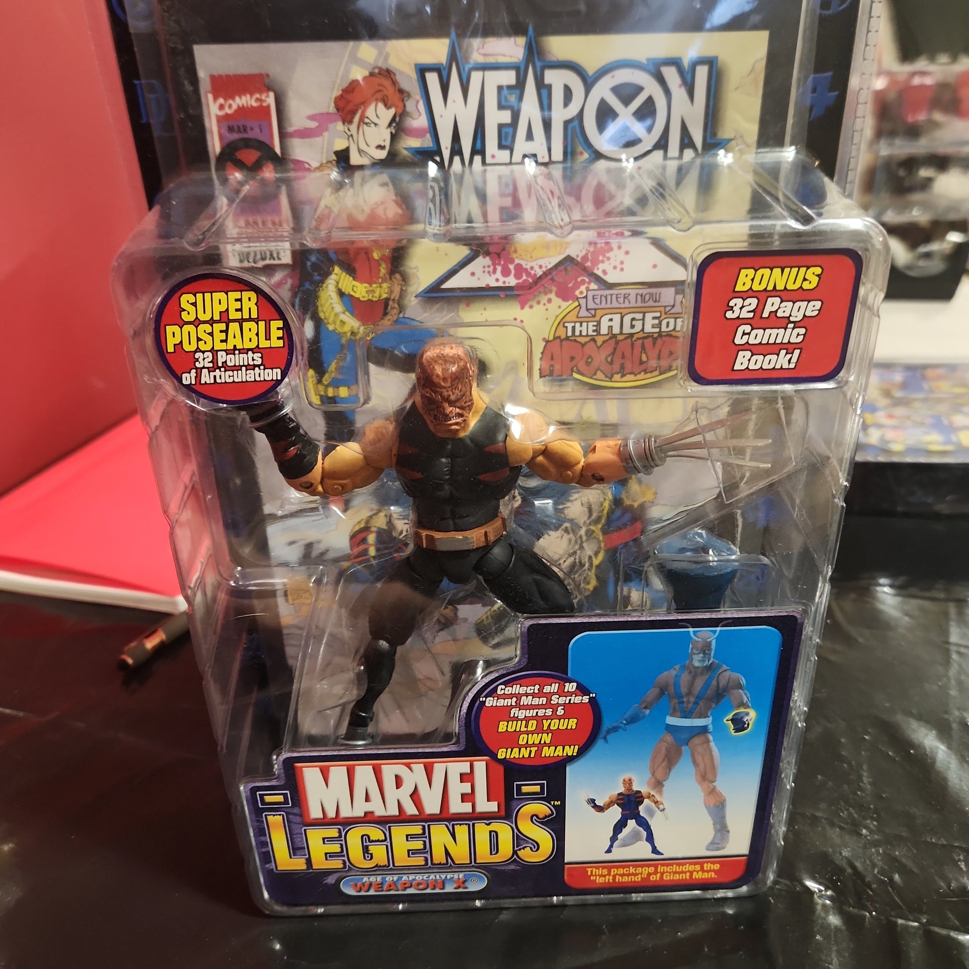 NEW TOYBIZ MARVEL LEGENDS GIANT MAN SERIES WEAPON X 6" BURNT VARIANT FIGURE! B55 - House of Cars Virginia