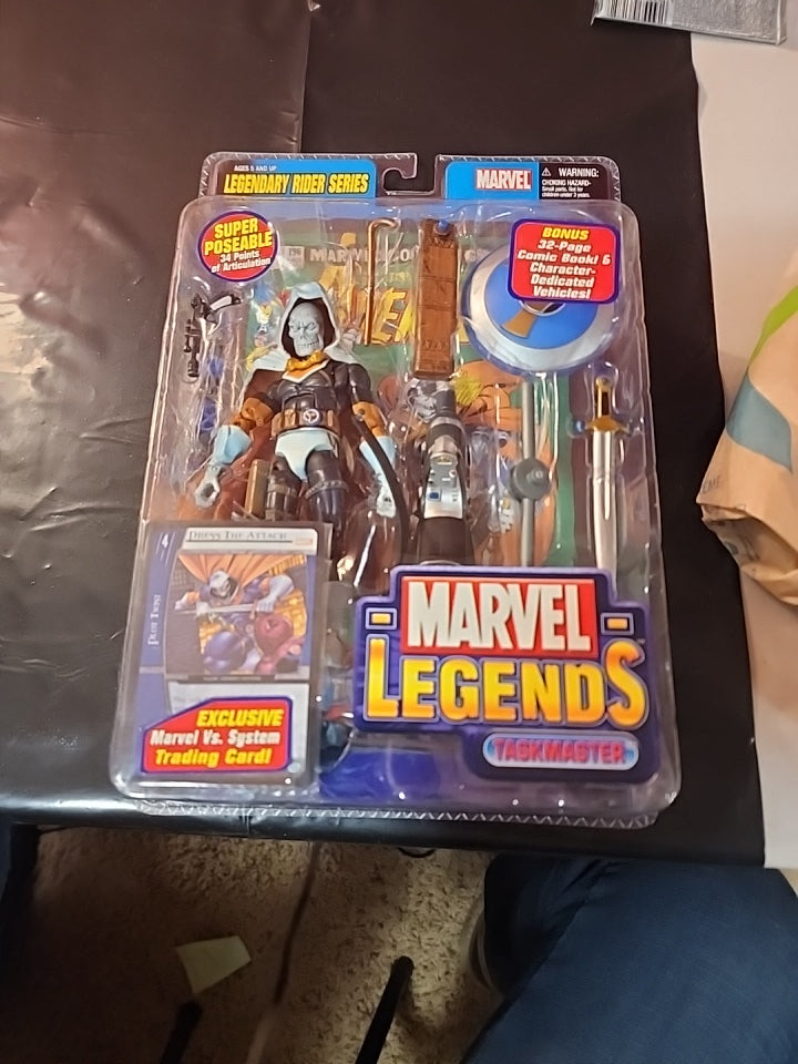 Taskmaster Marvel Legends Legendary Riders Action Figure New Sealed ...