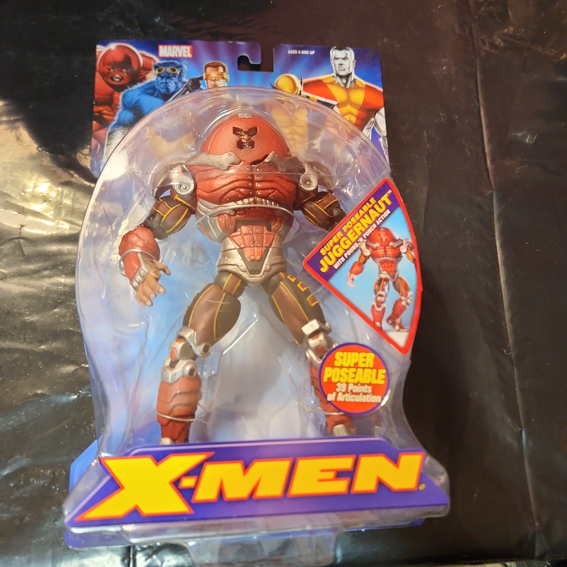 TOY BIZ 2006 X-MEN - SUPER POSEABLE JUGGERNAUT 6" ACTION FIGURE - House of Cars Virginia
