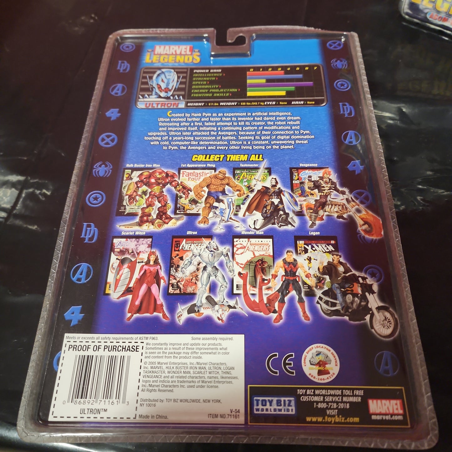 Toy Biz Marvel Legend Legendary Rider Series Ultron Action Figure 2005 - House of Cars Virginia