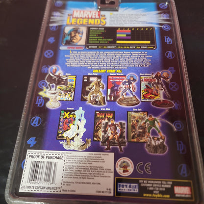 Ultimate Captain America Card Poster Book Marvel Legends Series VIII 8 2004 New - House of Cars Virginia