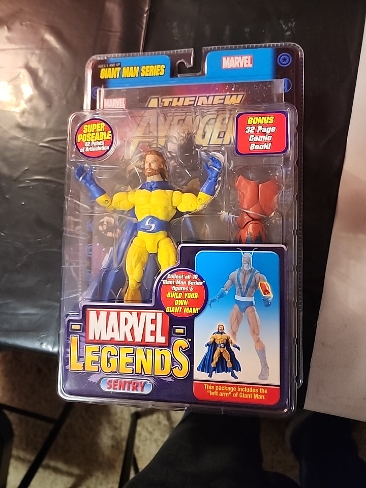 VARIANT SEALED Marvel Legends Giant Man BAF SENTRY Beard Long Hair 2006 Toy Biz - House of Cars Virginia
