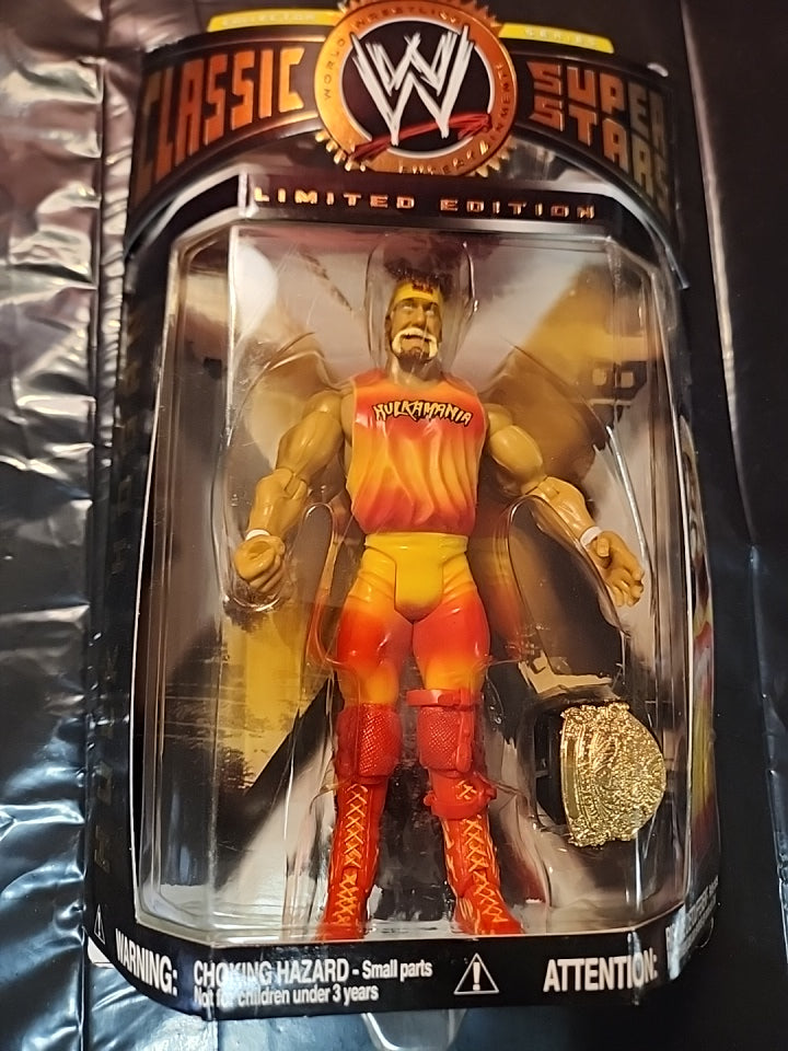 WWE Classic Superstars Hulk Hogan Figure Wal Mart Exclusive Hulkamania WWF WCW - House of Cars Virginia
