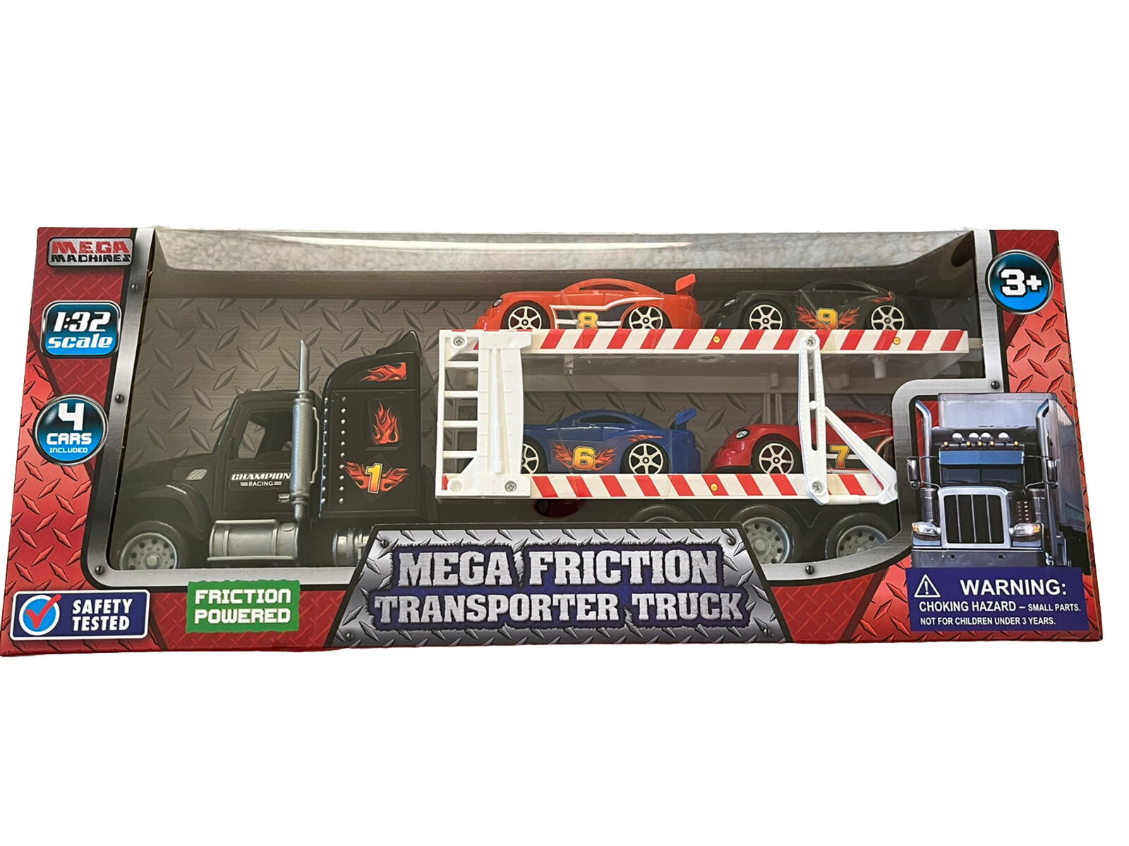 Mega Machines Mega Friction Transporter Truck Scale 1:32 - House of Cars Virginia
