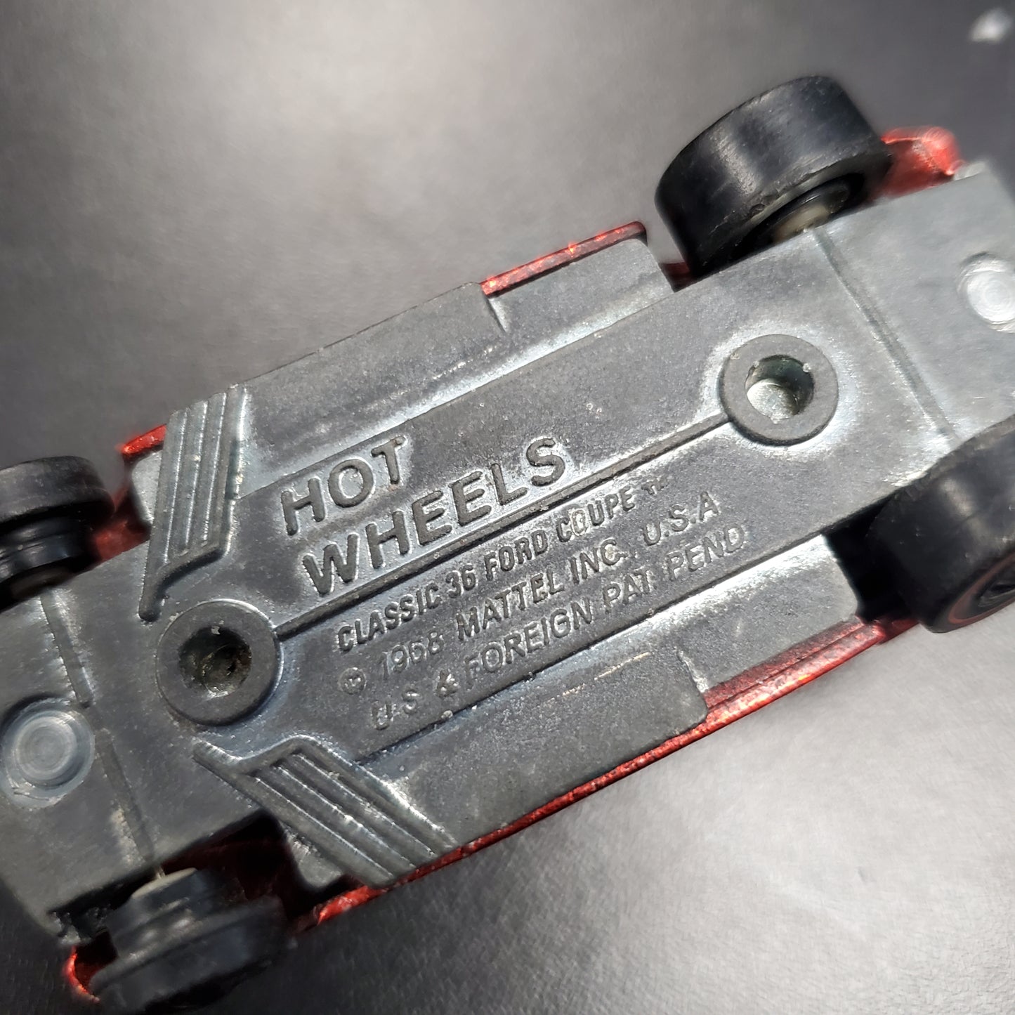 Vintage Hot Wheels Redline 1969 Classic 36 Ford Coupe US Red Made in USA - House of Cars Virginia